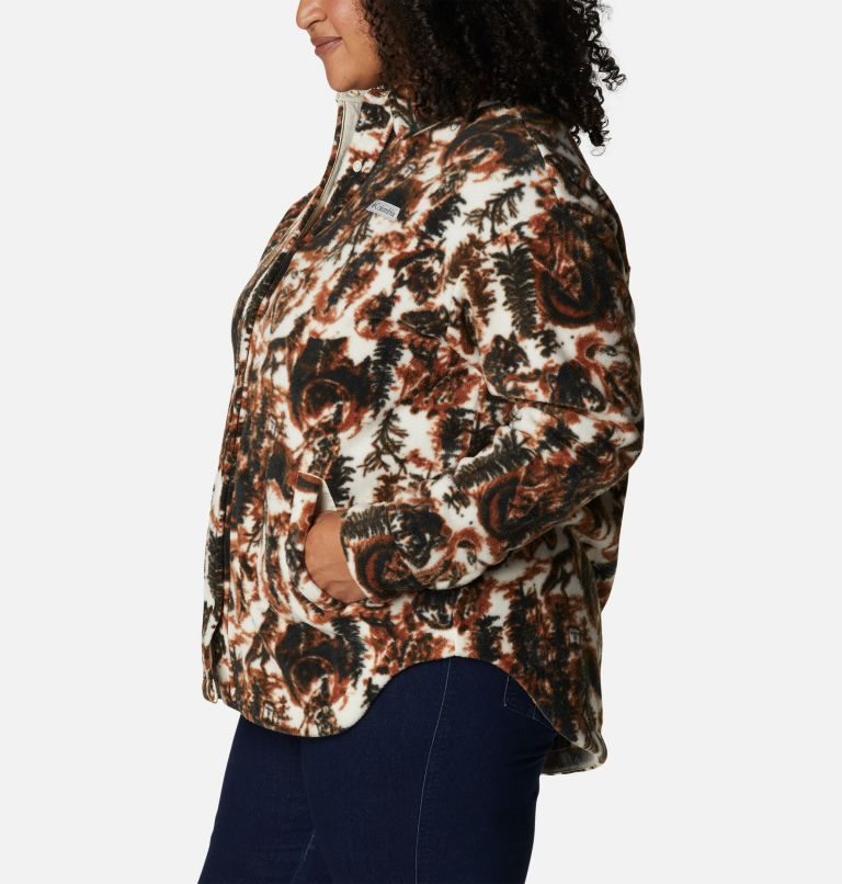 Jacheta Columbia Benton Springs Shirt Dama Cafe | Plus Size PXSQM0A78